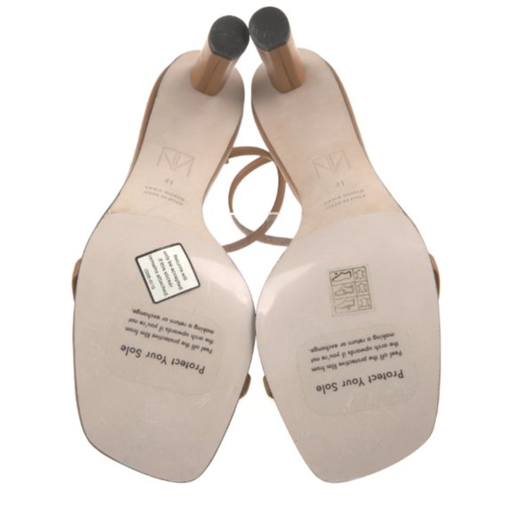 TAMARA MELLON LEATHER SANDALS Size 11/IT41 - Picture 5 of 5